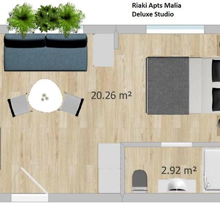 Riaki Apts Malia Exteriér fotografie