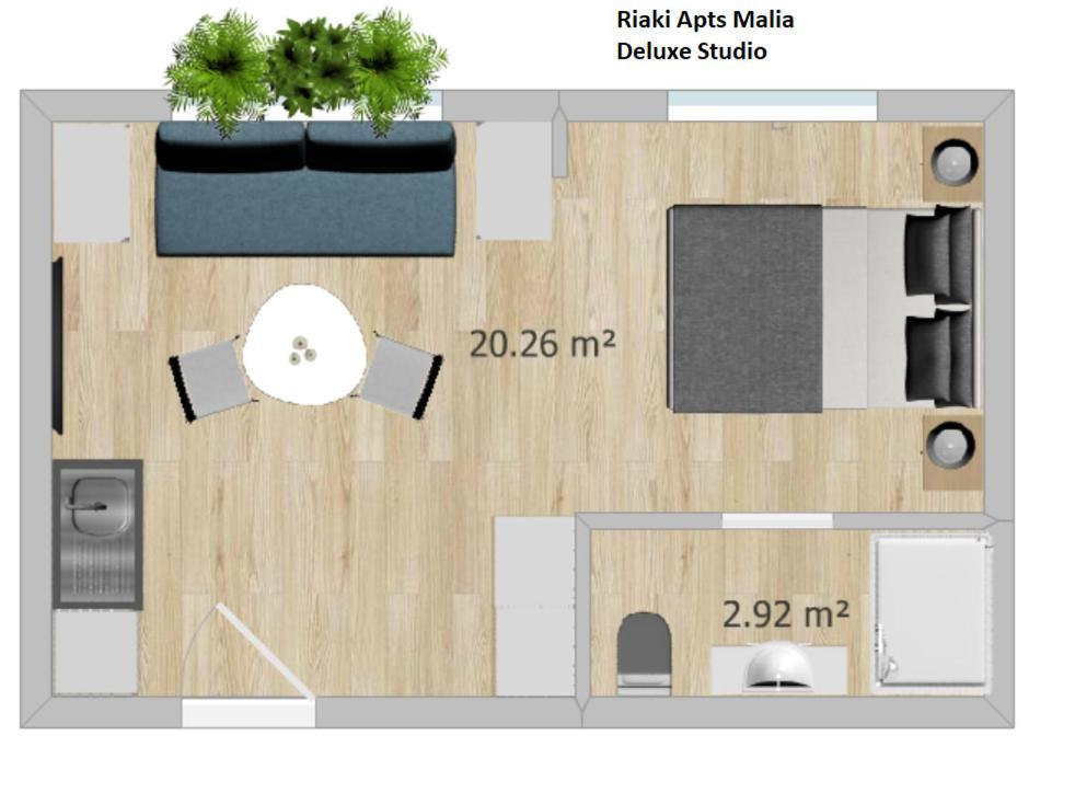 Riaki Apts Malia Exteriér fotografie